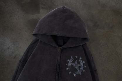 HORSESHOE ZIPUP (COAL)-IYAMIUIO