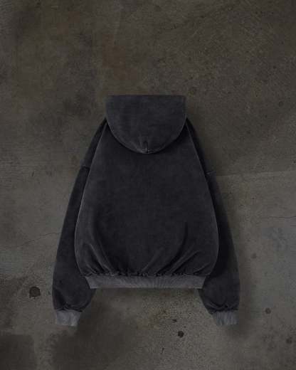 HORSESHOE ZIPUP (COAL)-IYAMIUIO