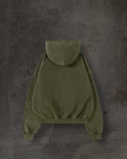 ATHLETIC BARBED ZIPUP (ASH)-IYAMIUIO