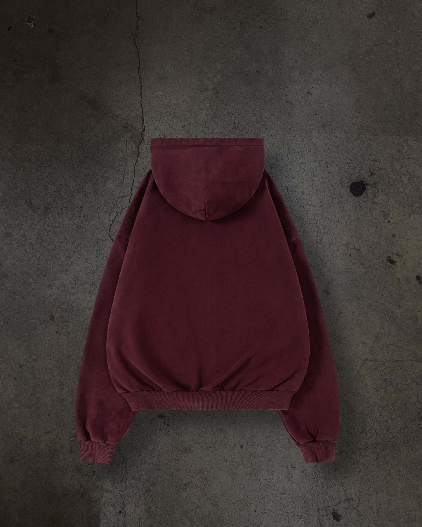 ATHLETIC BARBED ZIPUP (CRIMSON)-IYAMIUIO