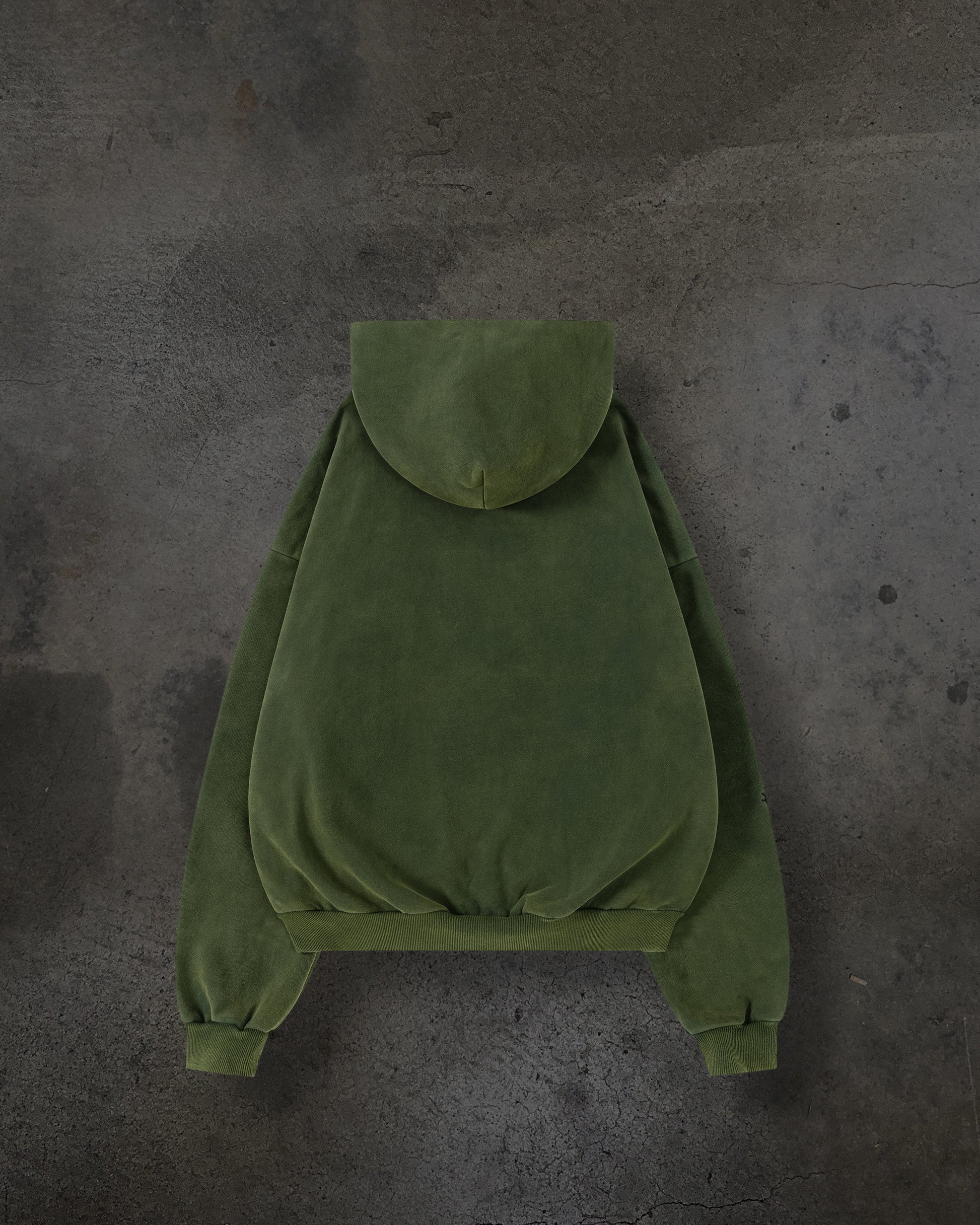 ATHLETIC BARBED ZIPUP (PINE)-IYAMIUIO