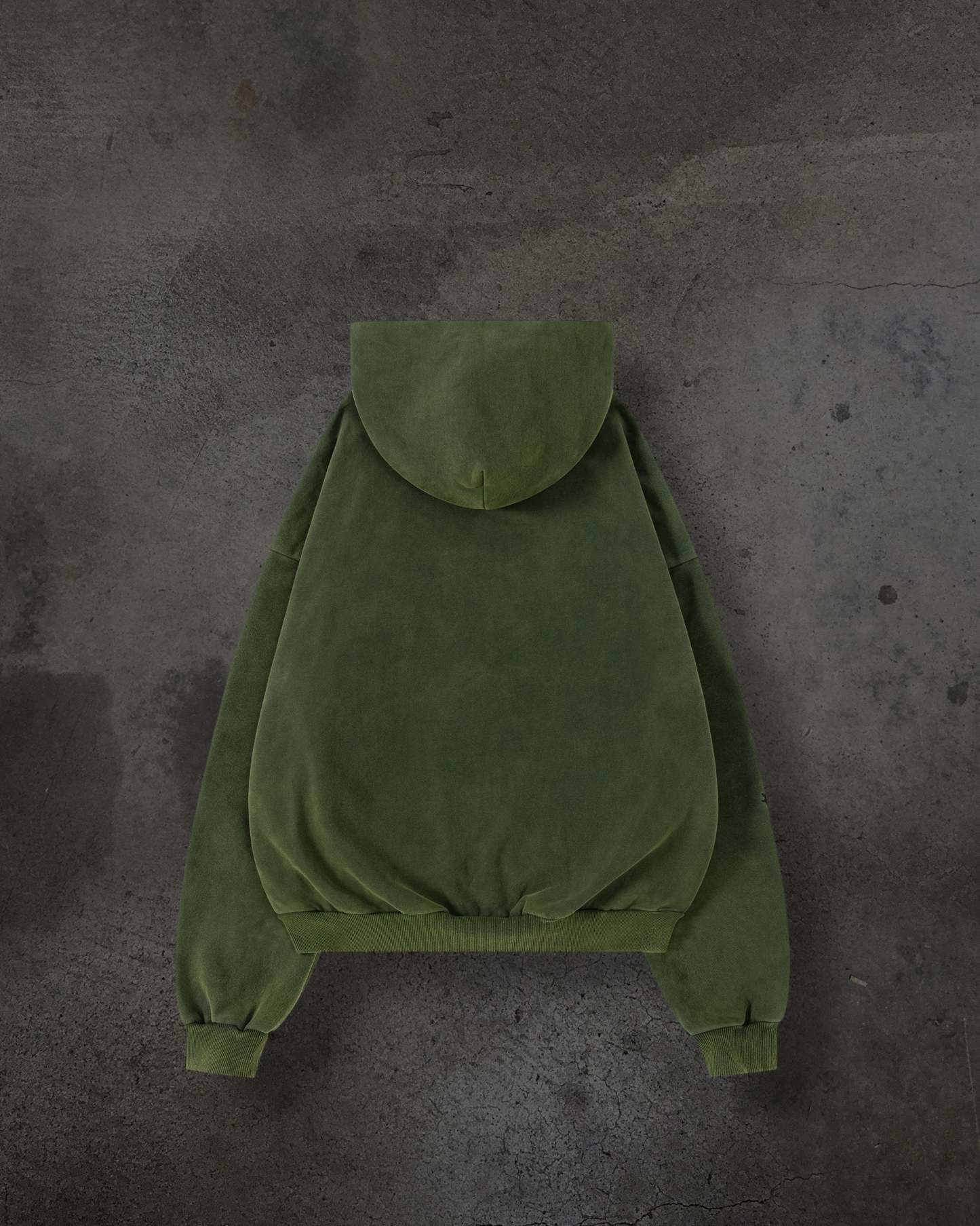 ATHLETIC BARBED ZIPUP (PINE)-IYAMIUIO