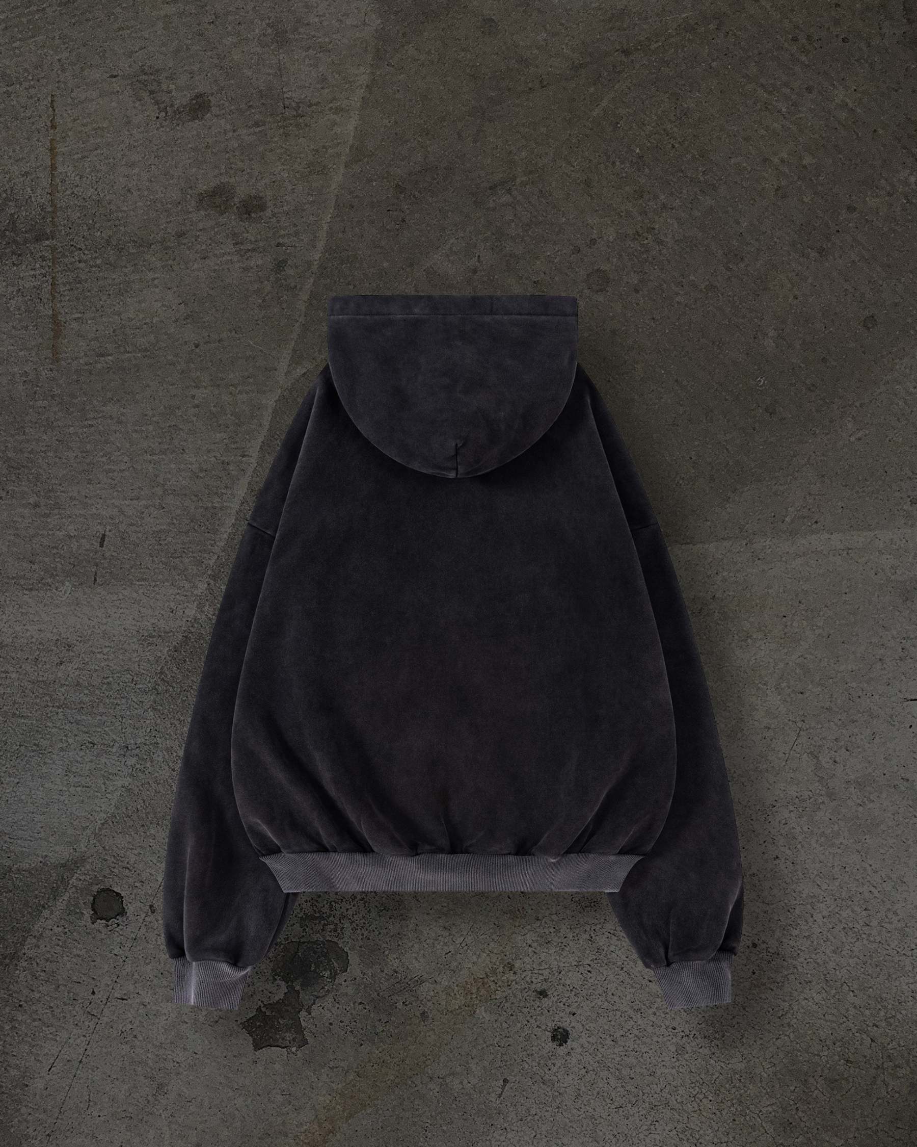 ATHLETIC BARBED ZIPUP (COAL)-IYAMIUIO