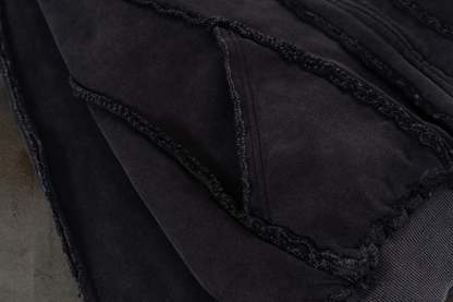 MENDED ZIPUP (COAL)-IYAMIUIO