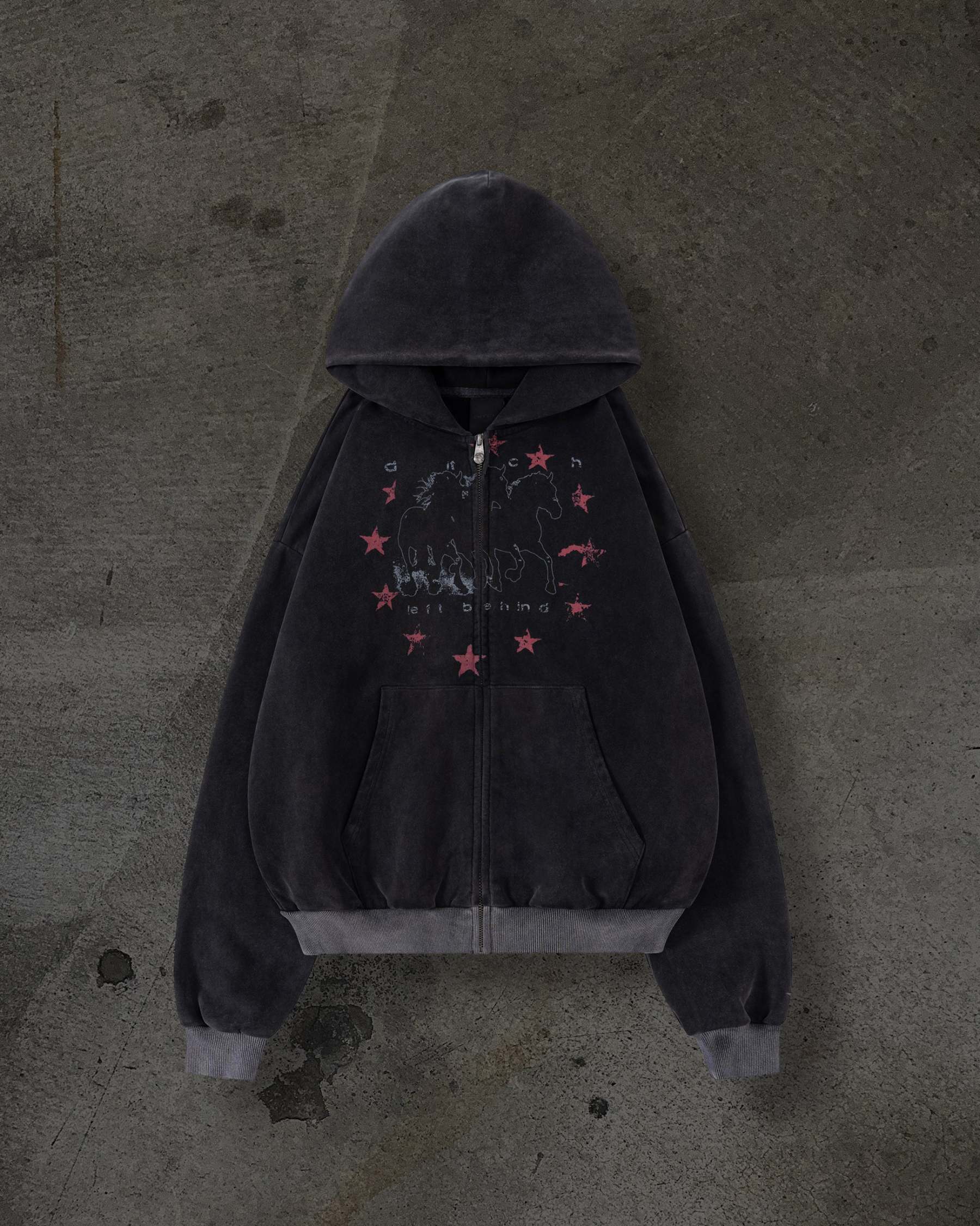 PONY ZIPUP (COAL)-IYAMIUIO