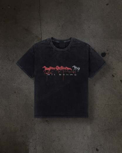 RACEHORSE TEE (COAL)-IYAMIUIO