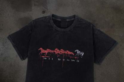 RACEHORSE TEE (COAL)-IYAMIUIO