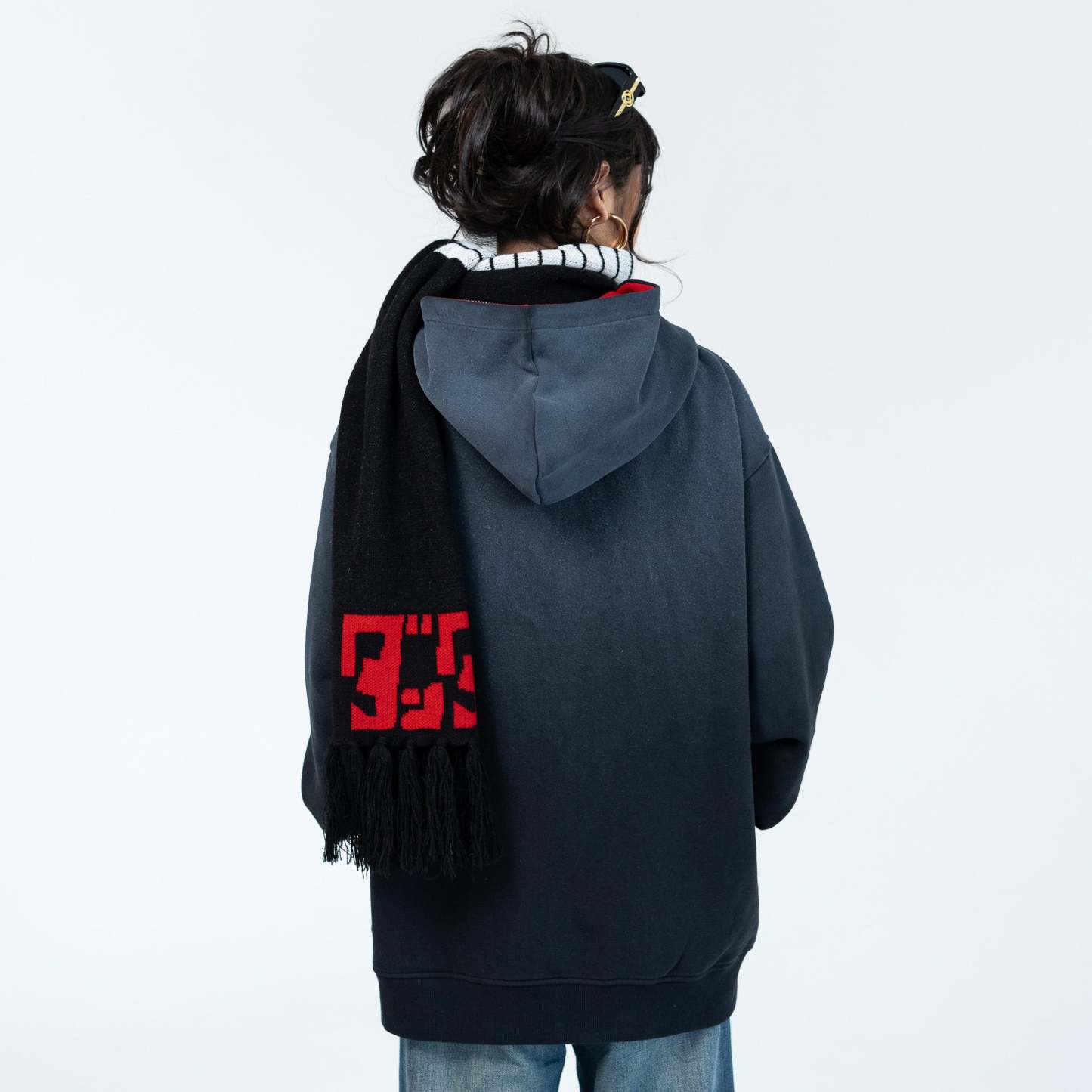Occult Zip Hoodie (Free scarf)-IYAMIUIO