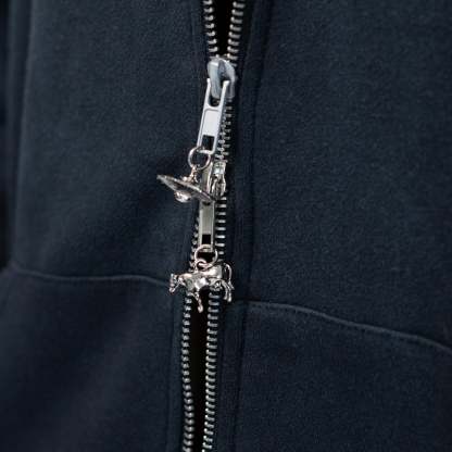 Occult Zip Hoodie (Free scarf)-IYAMIUIO