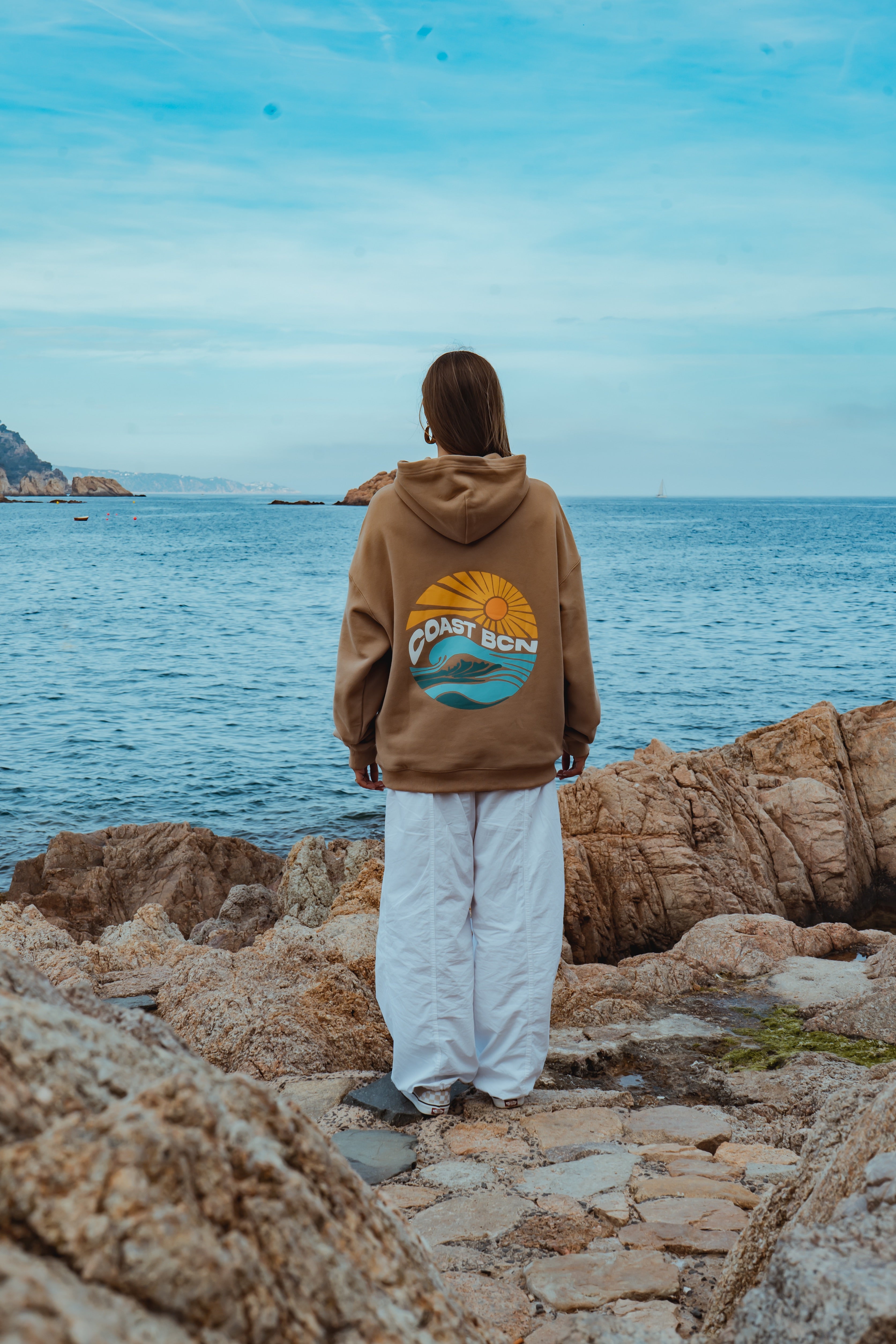 Khaki Outer Hoodie-IYAMIUIO