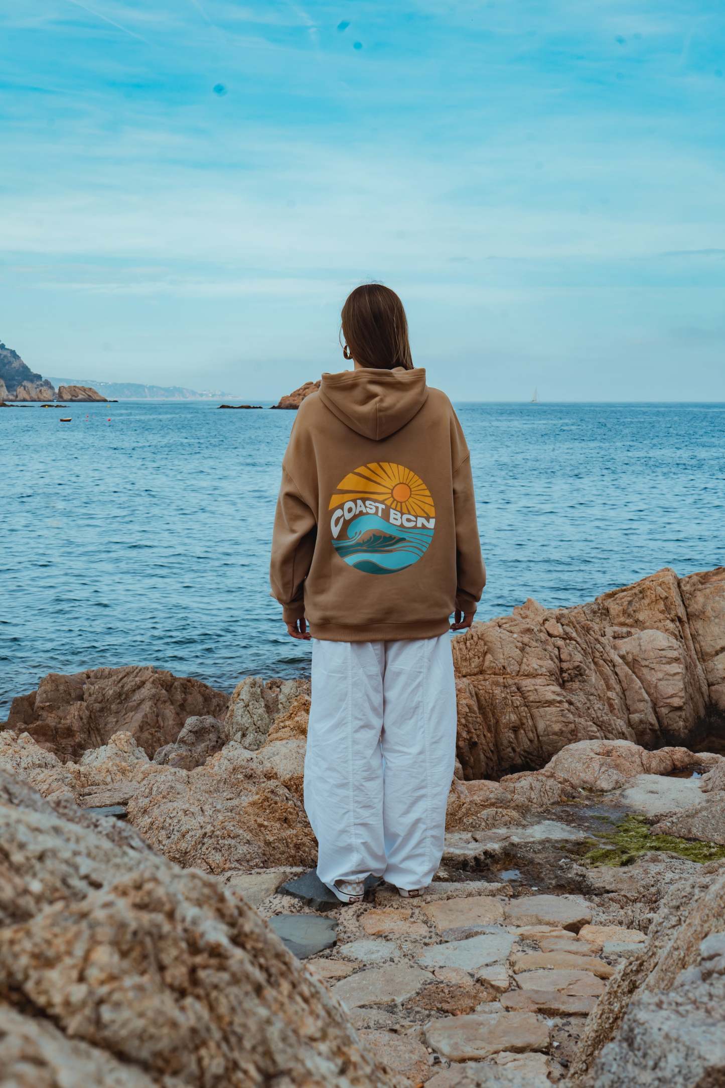 Khaki Outer Hoodie-IYAMIUIO