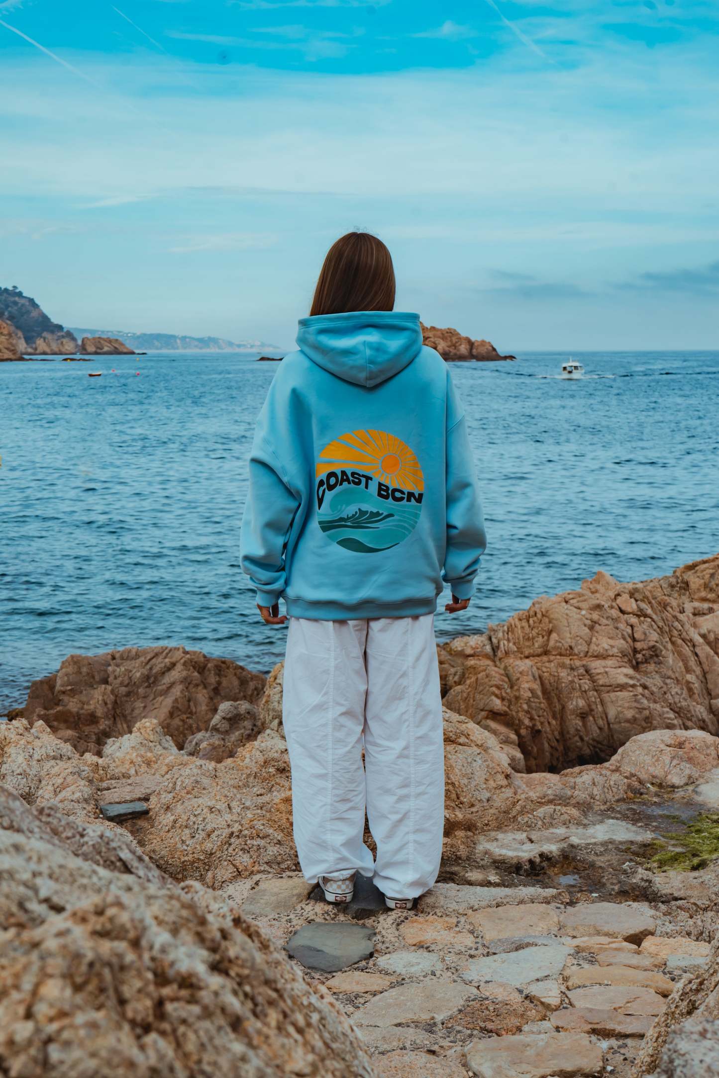 Baby Blue Outer Hoodie-IYAMIUIO