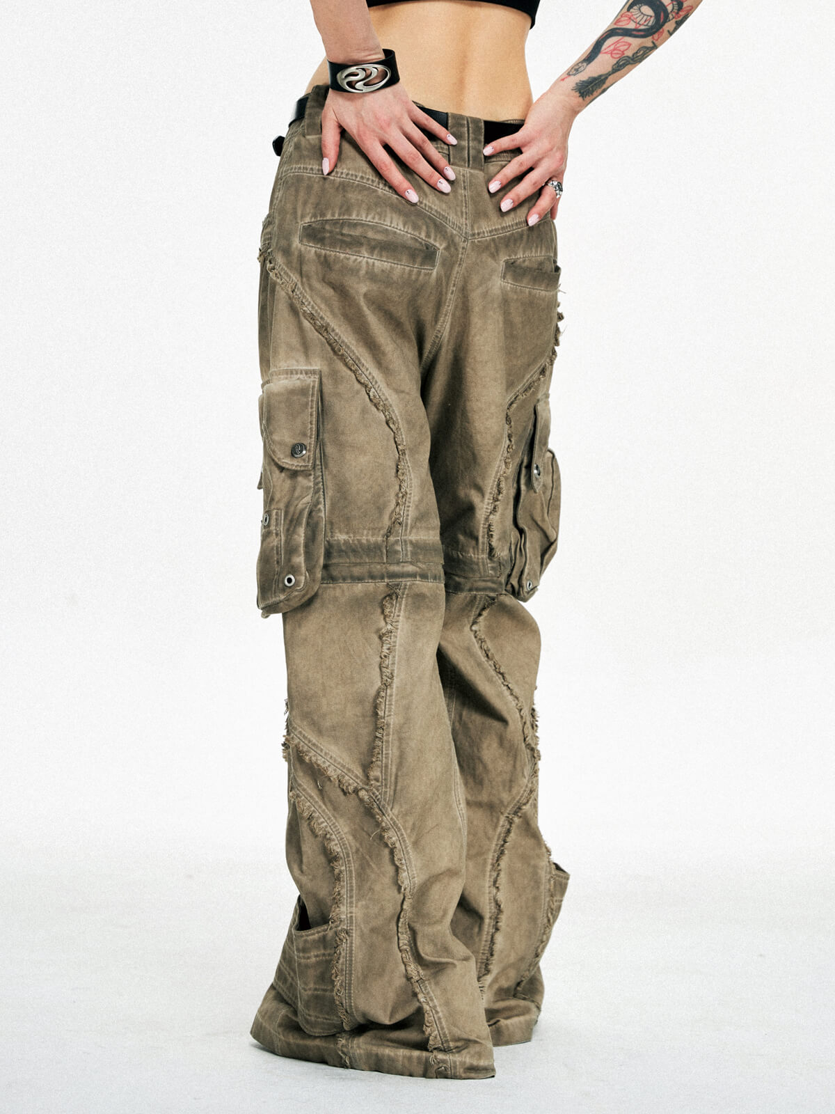 Personsoul Urban Desert Tactical Cargo Pants-IYAMIUIO