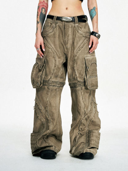 Personsoul Urban Desert Tactical Cargo Pants-IYAMIUIO