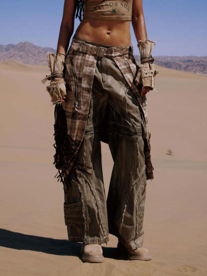 Personsoul Urban Desert Tactical Cargo Pants-IYAMIUIO