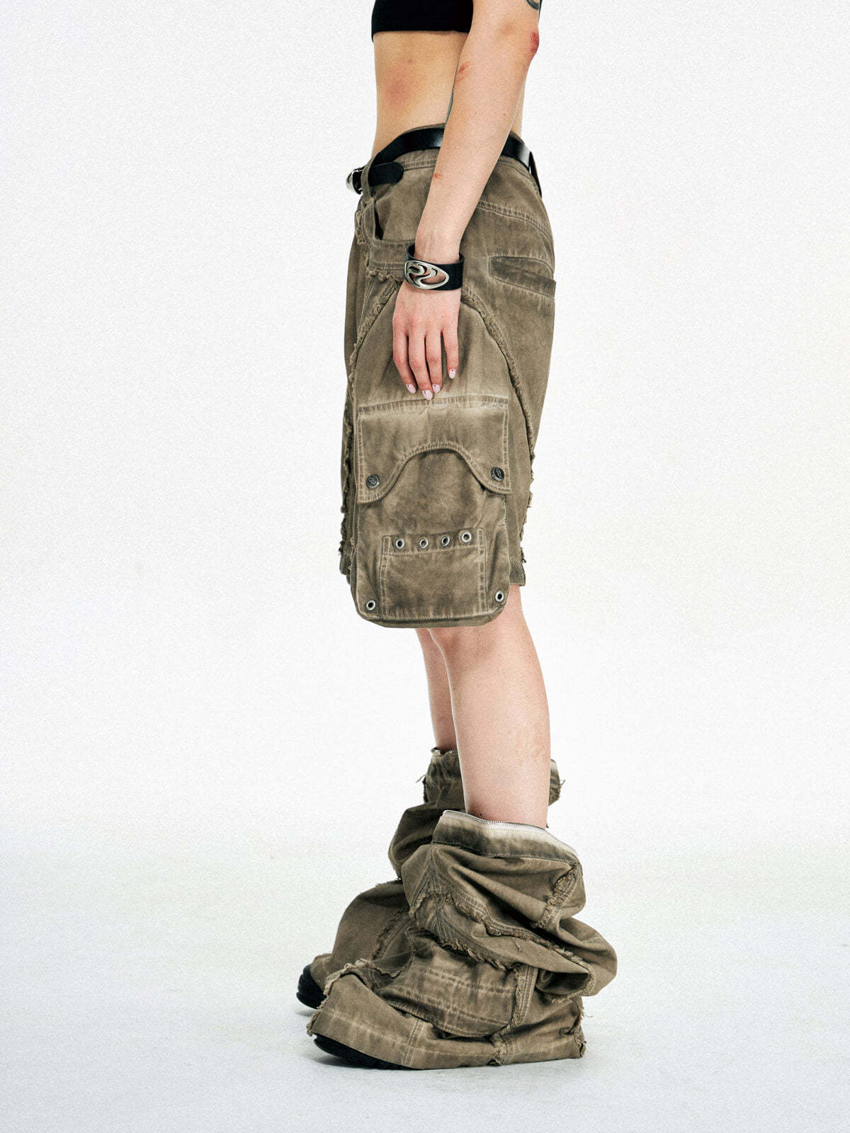 Personsoul Urban Desert Tactical Cargo Pants-IYAMIUIO