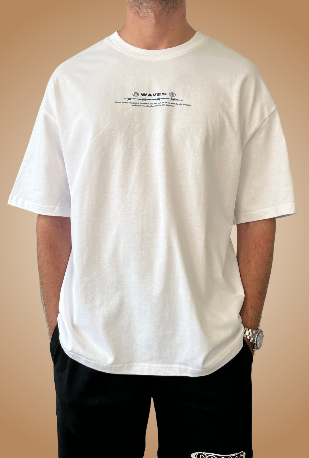 Waves T-shirt-IYAMIUIO