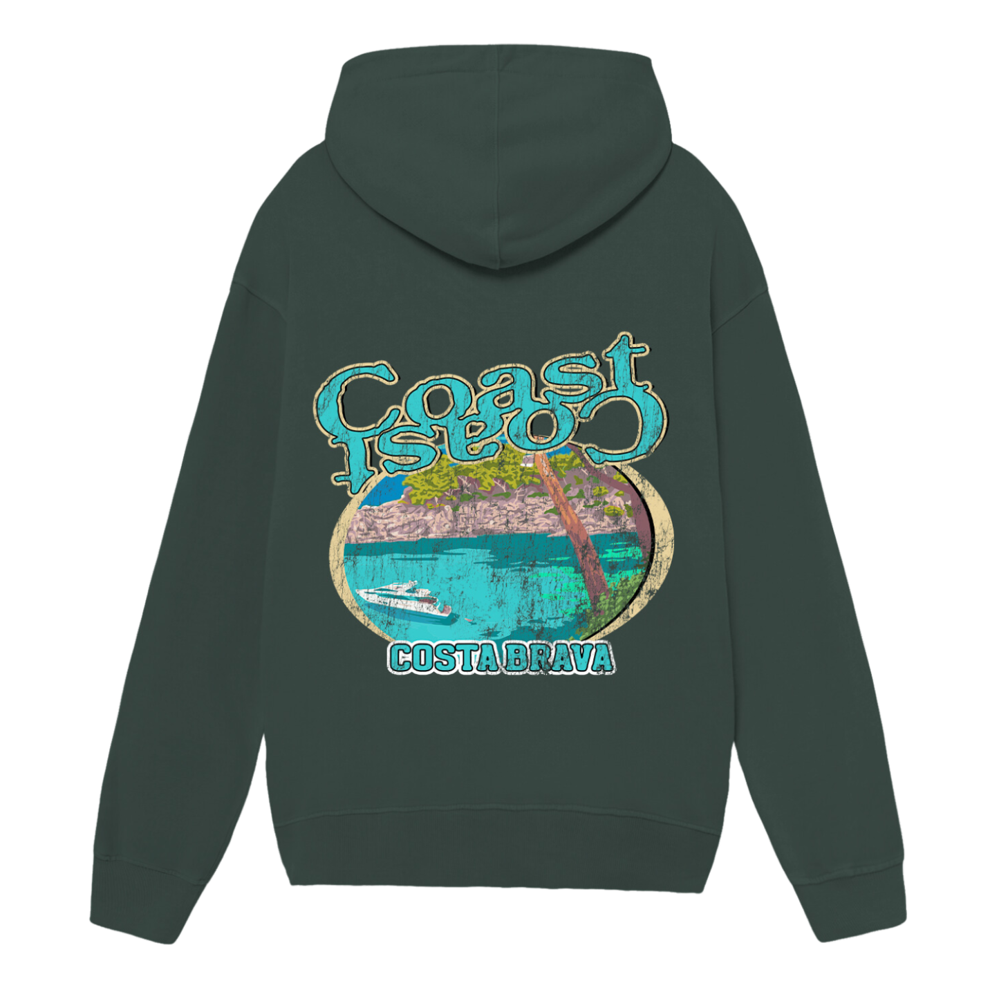Green Costa Brava Hoodie-IYAMIUIO