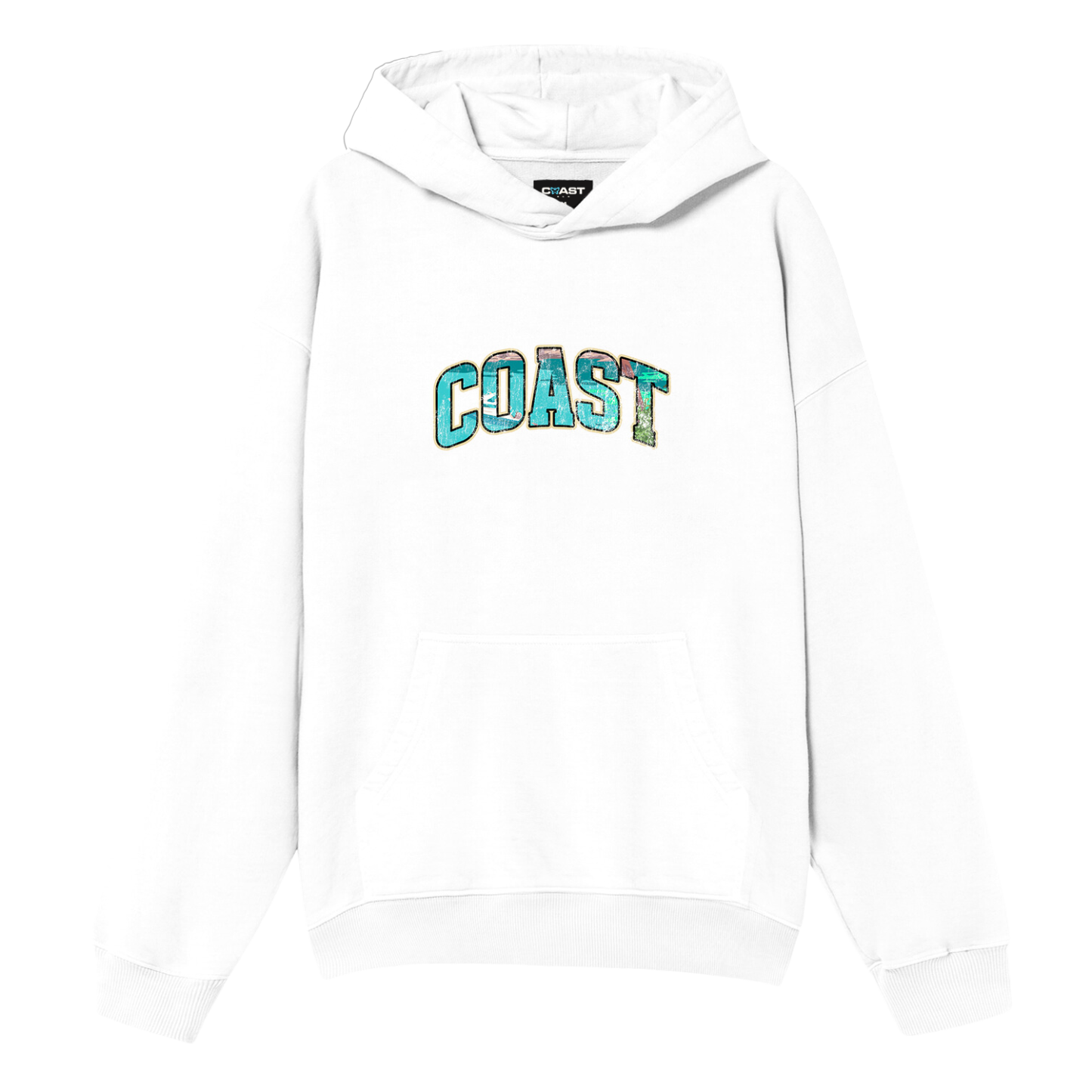 White Costa Brava Hoodie-IYAMIUIO