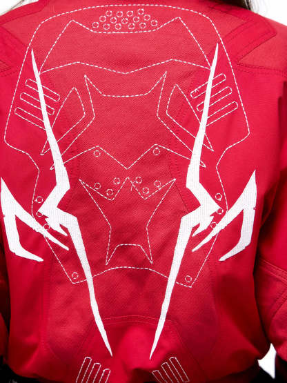 Personsoul Embroidered Cropped Down Jacket-IYAMIUIO