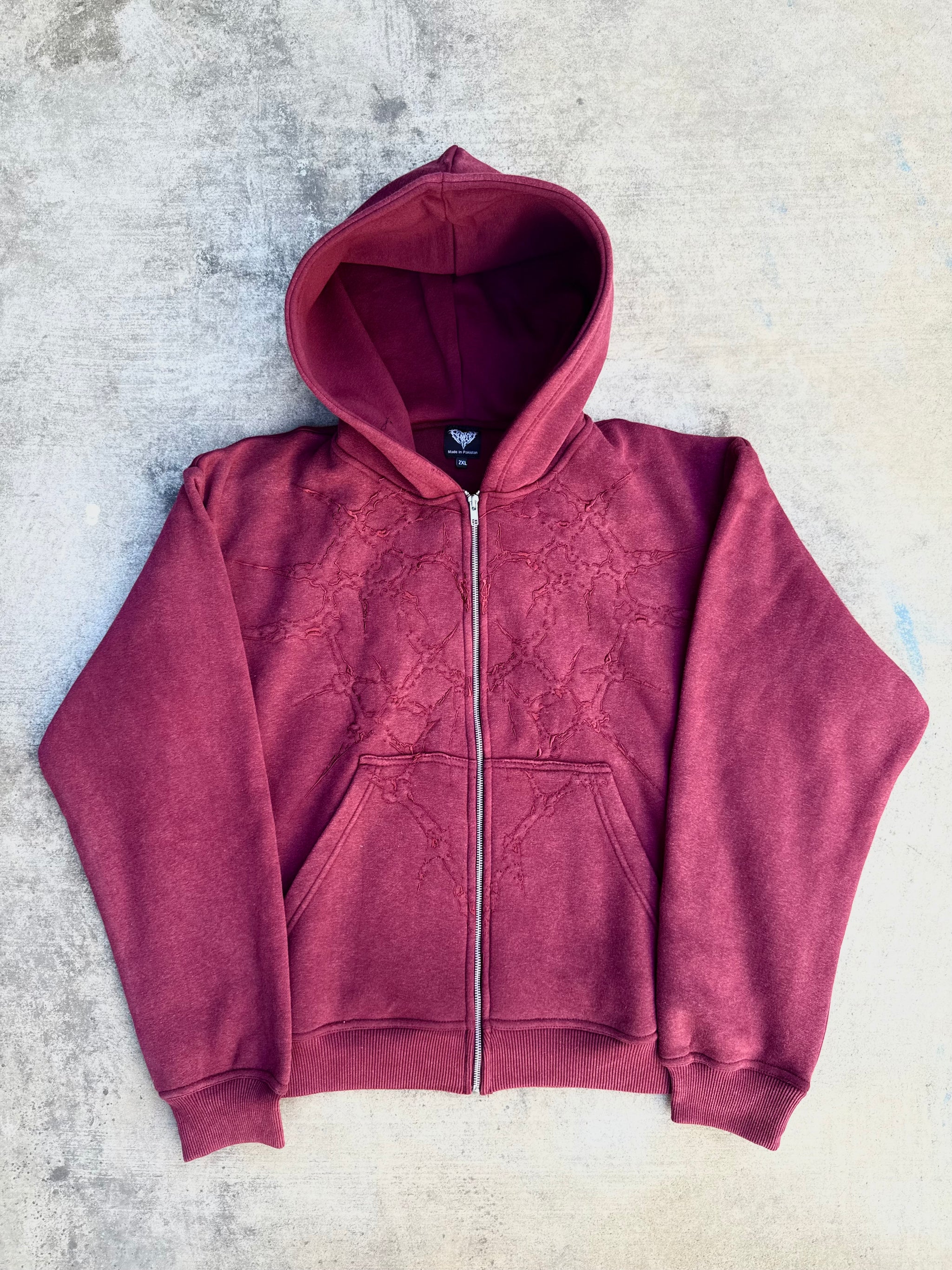 “Half a Million” Embroidery Zip-Up