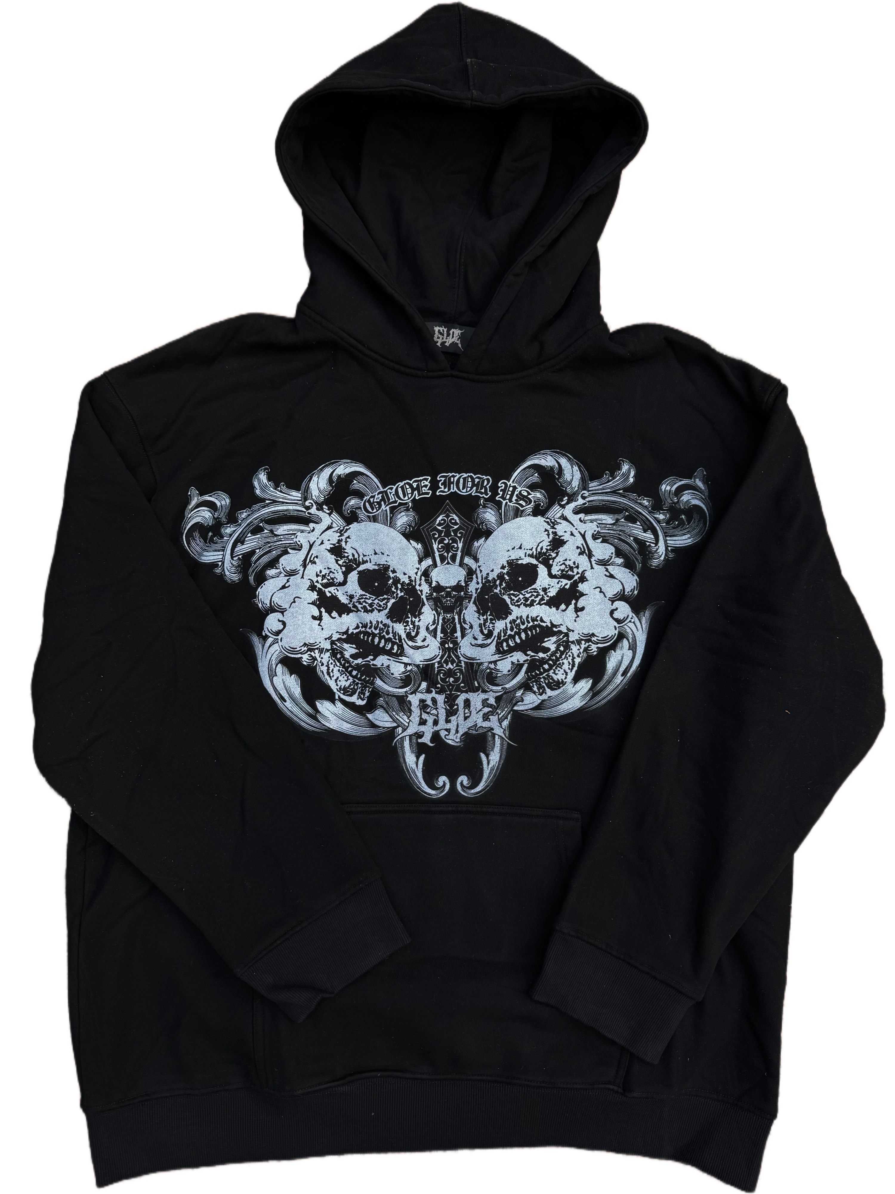 Skull Cross Hoodie-IYAMIUIO