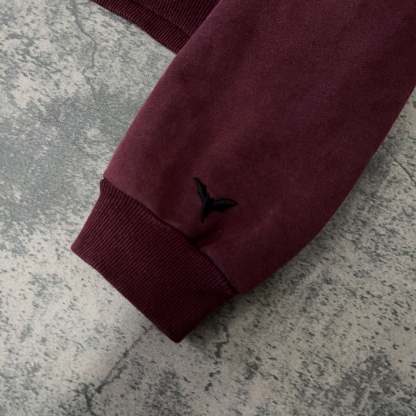 SCARECROW ZIPUP (CRIMSON)-IYAMIUIO