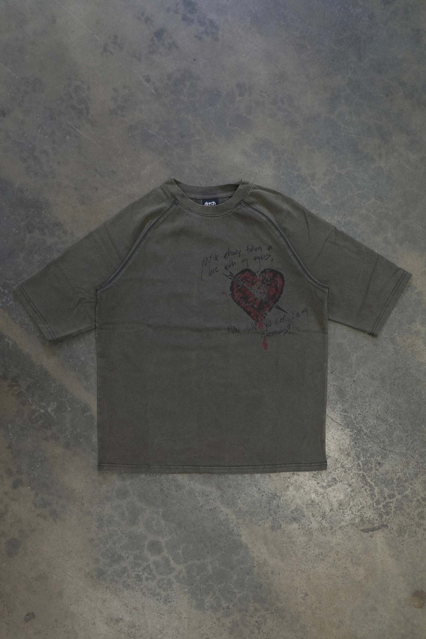 DEMONS TEE (ASH)-IYAMIUIO