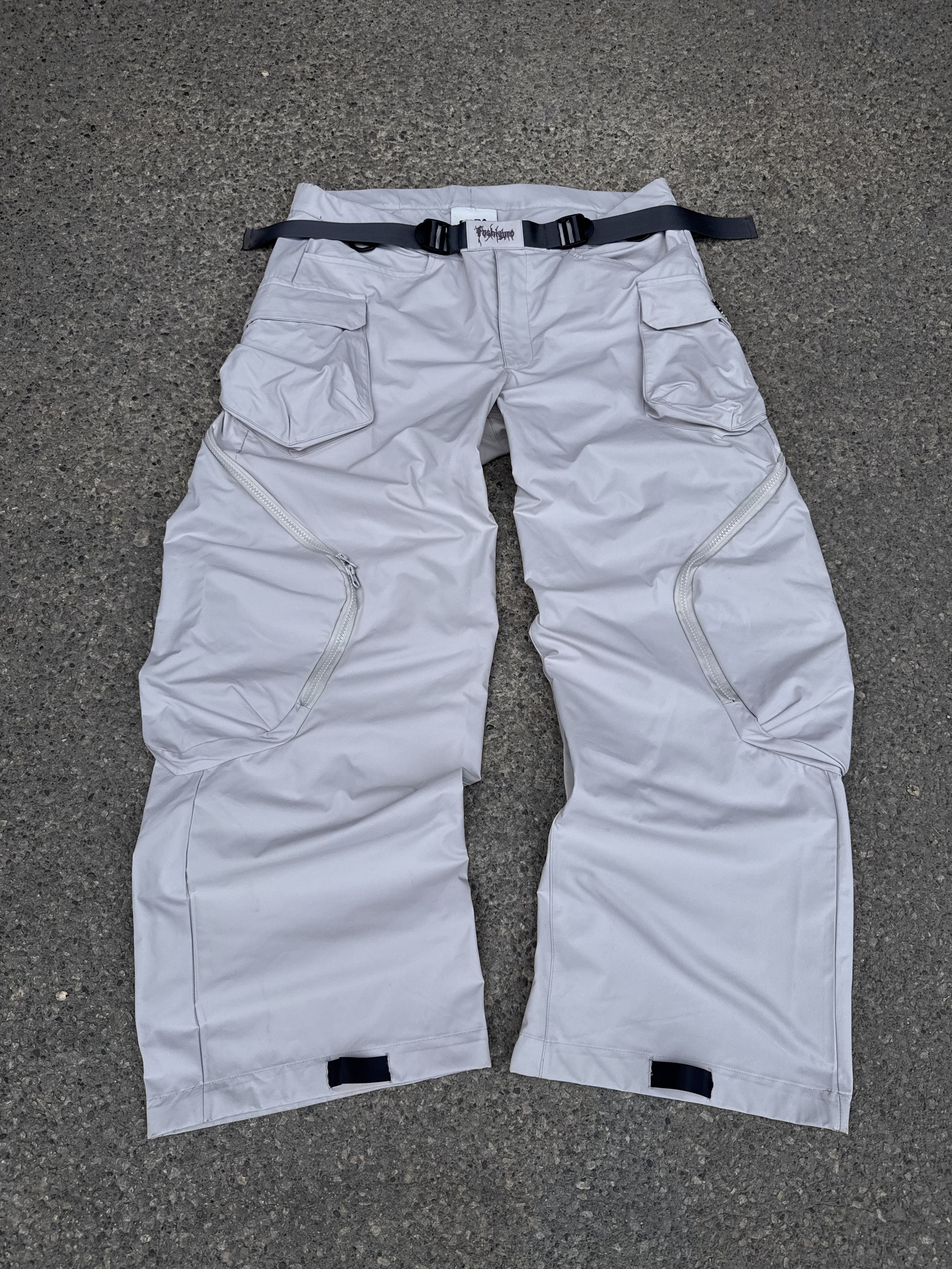 "CURSED" Parachute Pants-IYAMIUIO