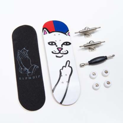 Lord Nermal Mini Skateboard (Red/Blue)-IYAMIUIO