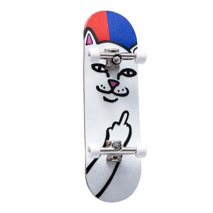 Lord Nermal Mini Skateboard (Red/Blue)-IYAMIUIO