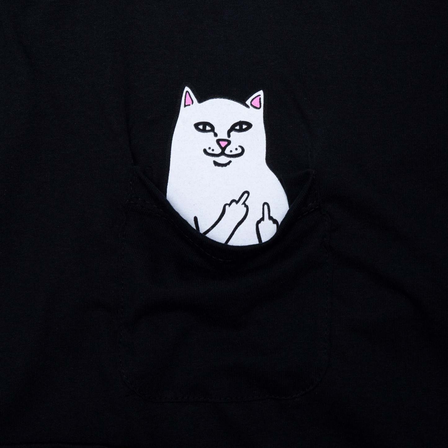 Lord Nermal L/S Pocket Tee (Black)-IYAMIUIO