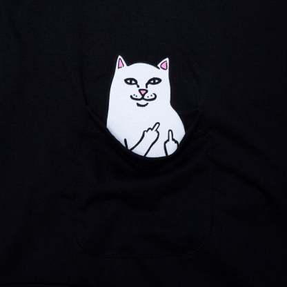 Lord Nermal L/S Pocket Tee (Black)-IYAMIUIO