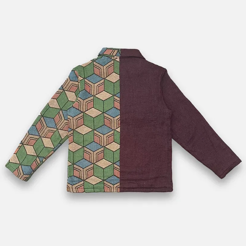 Demon Slayer Tapestry Button-Up jacket-IYAMIUIO