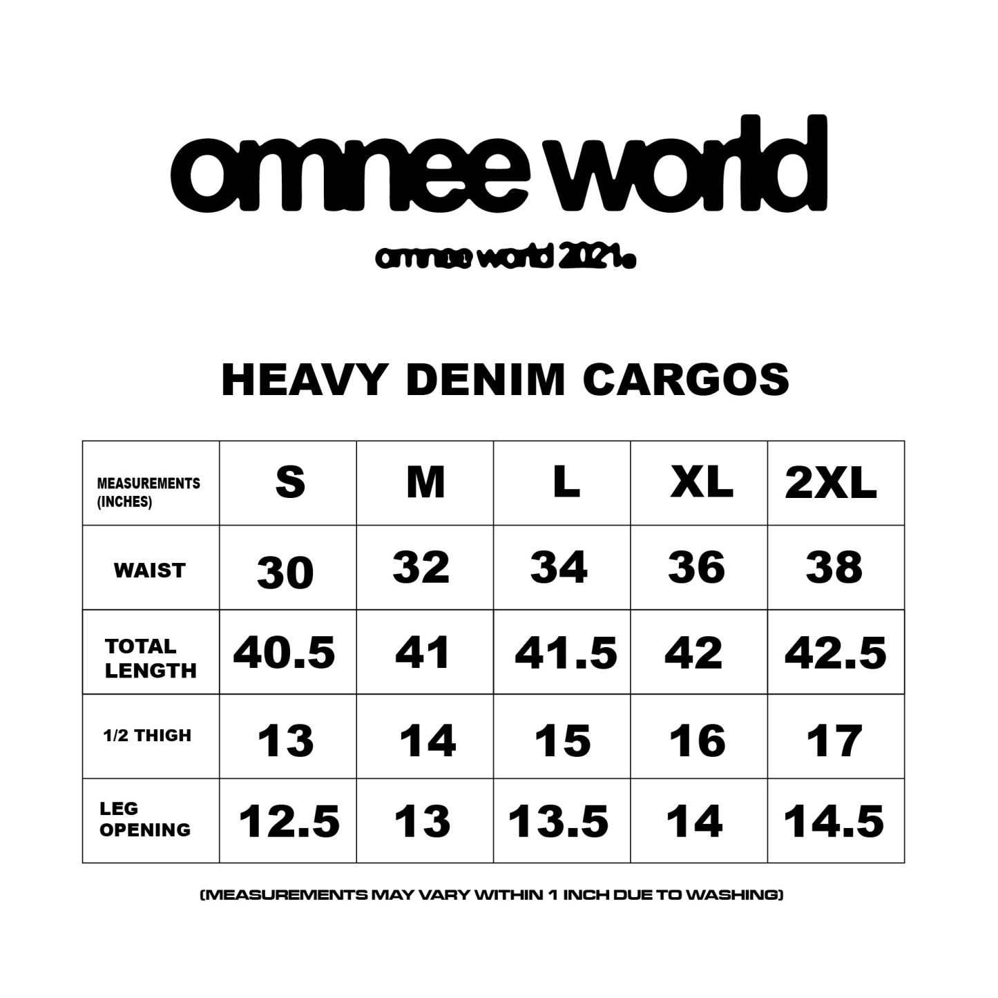 heavy denim cargos-IYAMIUIO