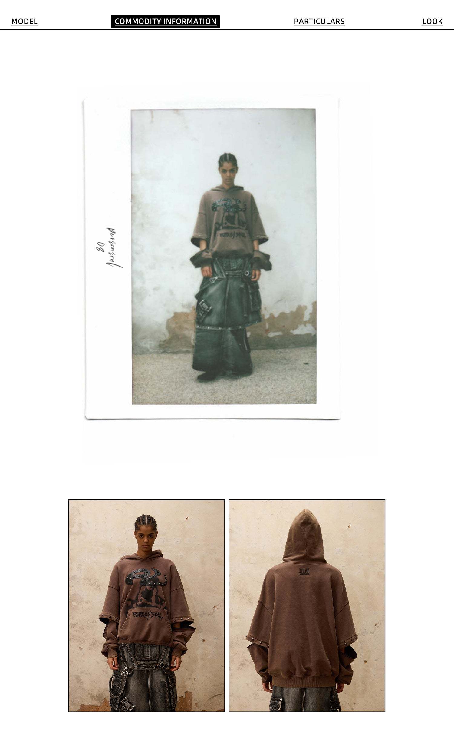 Personsoul Removable Sleeves Pulloverse-IYAMIUIO