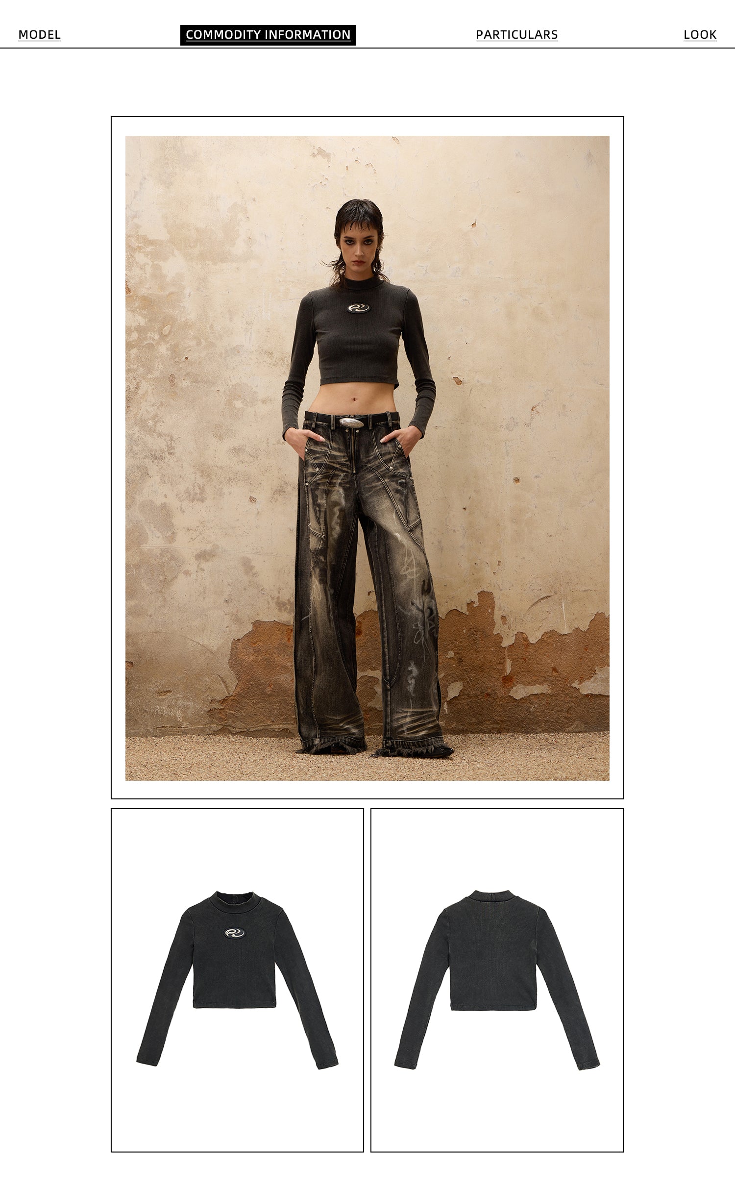 Personsoul Fading Mini T-shirt-IYAMIUIO