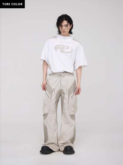 Personsoul Logo With Tassel Oversized T-Shirt-IYAMIUIO