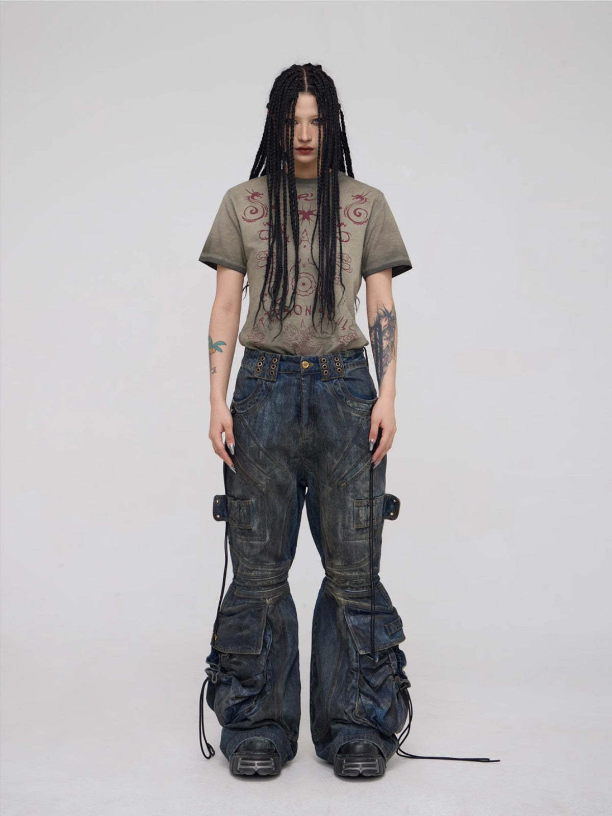 Personsoul Totem Slim Fit T-shirt-IYAMIUIO