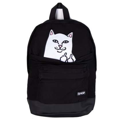 Lord Nermal Velcro Hands Backpack (Black)-IYAMIUIO