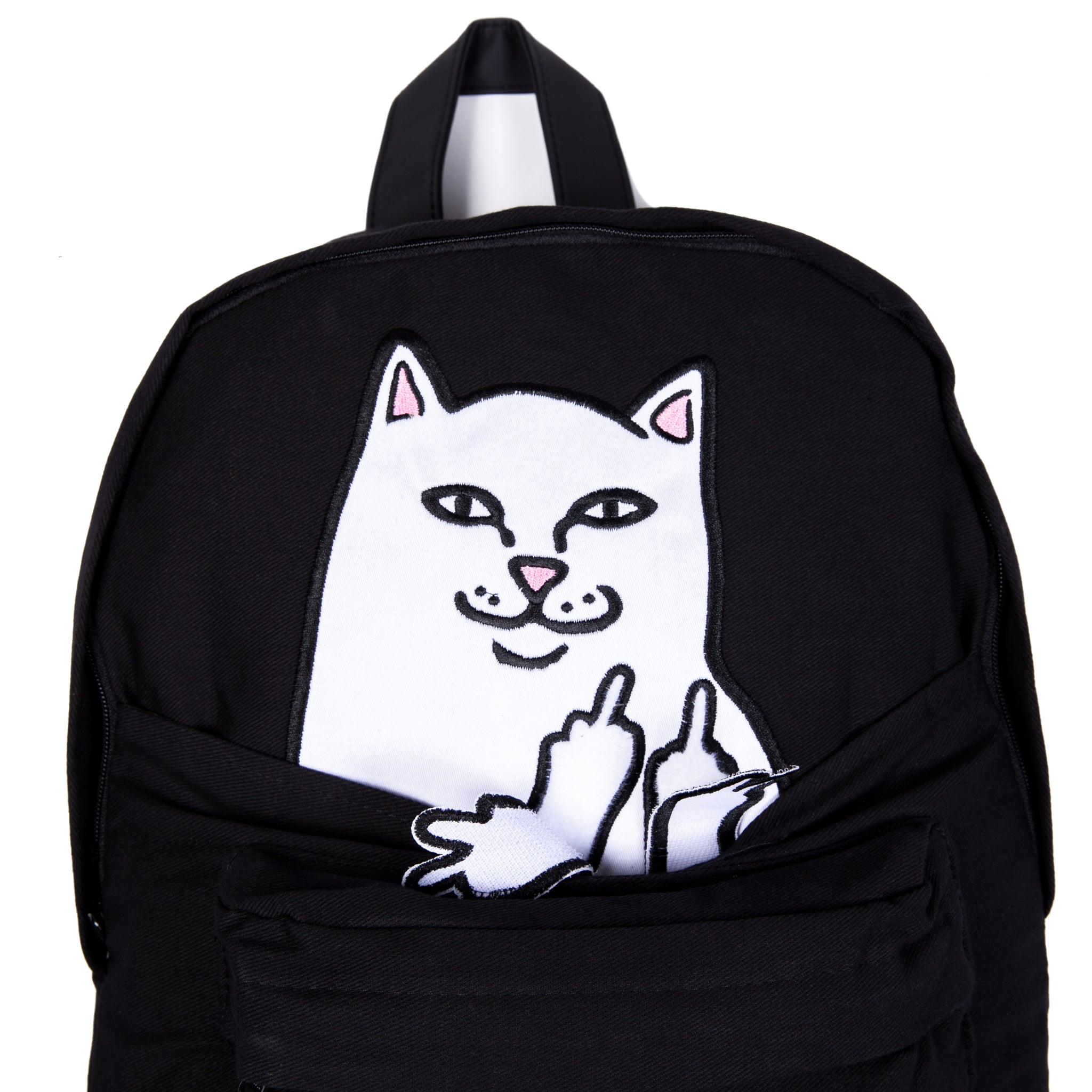 Lord Nermal Velcro Hands Backpack (Black)-IYAMIUIO