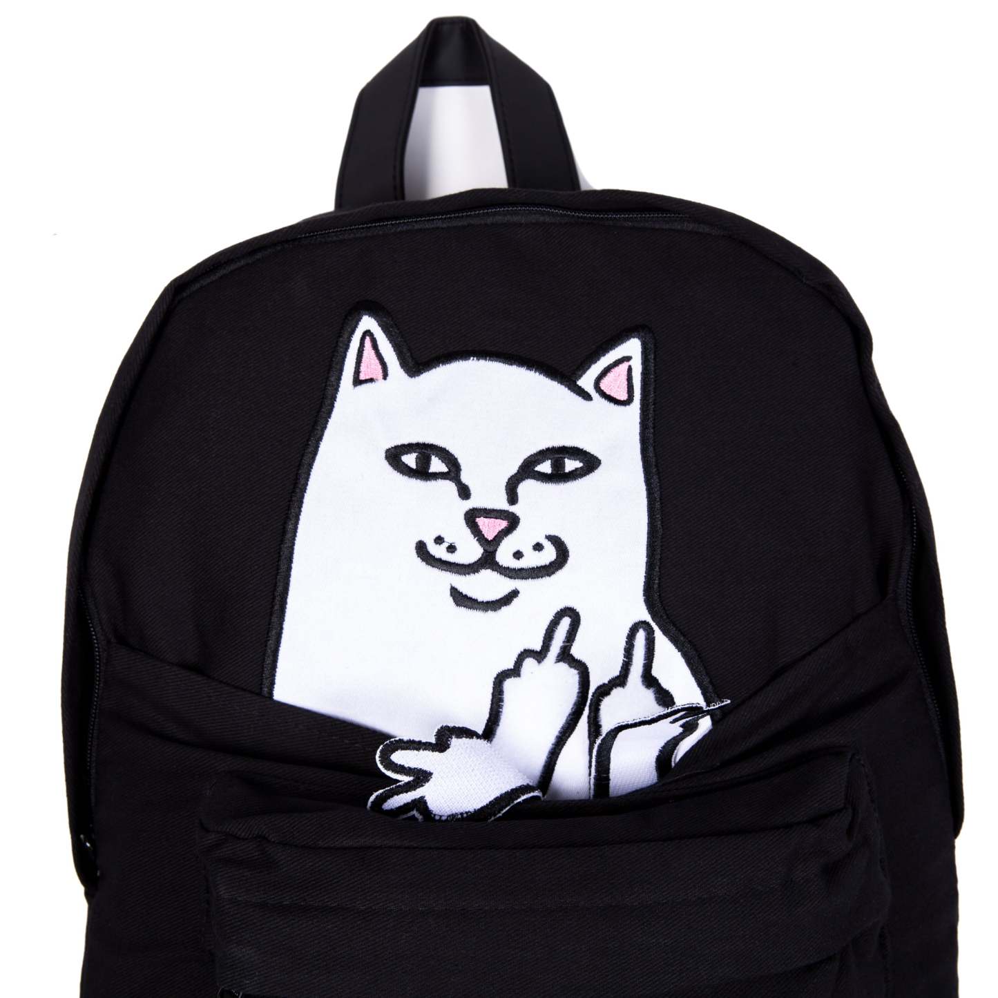 Lord Nermal Velcro Hands Backpack (Black)-IYAMIUIO