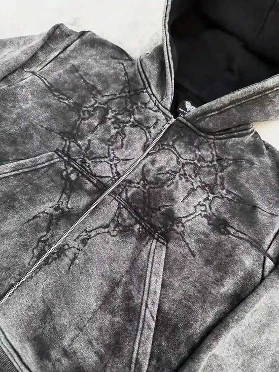 HALF A MIL ZIP BLACK+GHOUL JORTS-IYAMIUIO