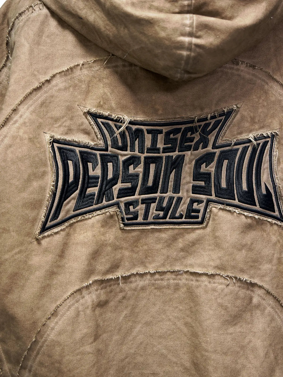 Personsoul Hand Brushed Stain Cotton Jacket-IYAMIUIO