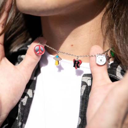 Lucky Charms Necklace (Silver)-IYAMIUIO