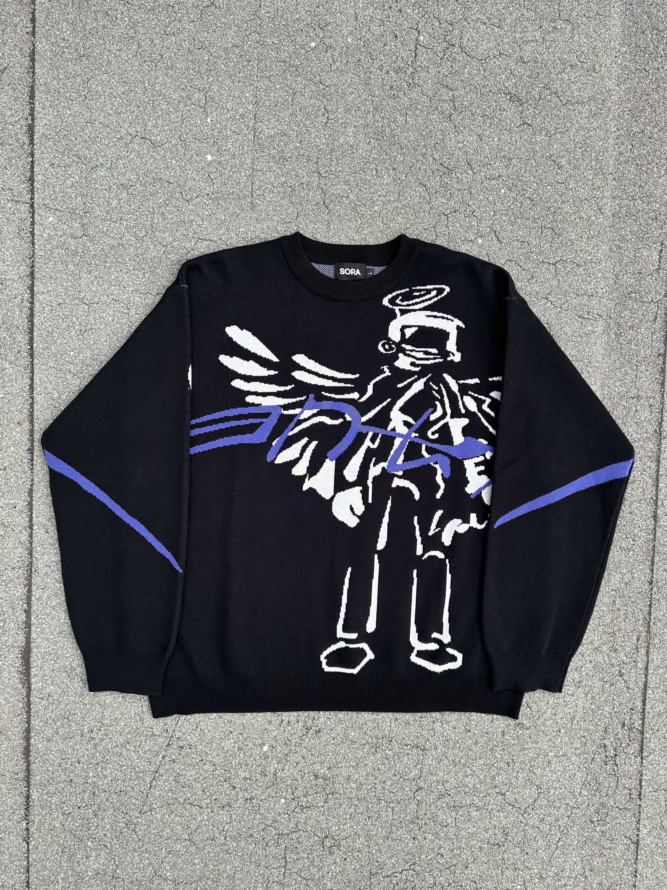 "Revival" Knit Black-IYAMIUIO