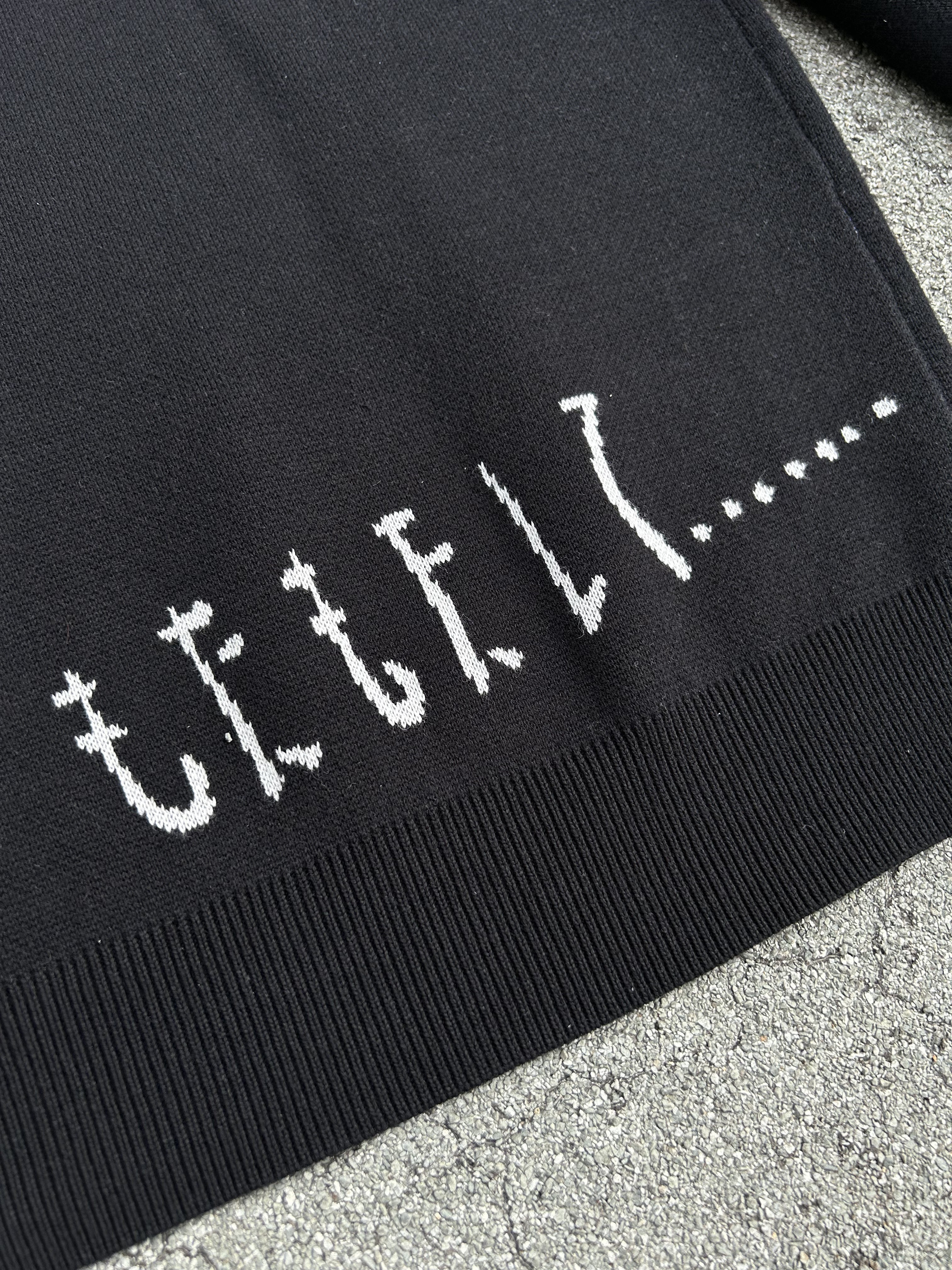 "Revival" Knit Black-IYAMIUIO