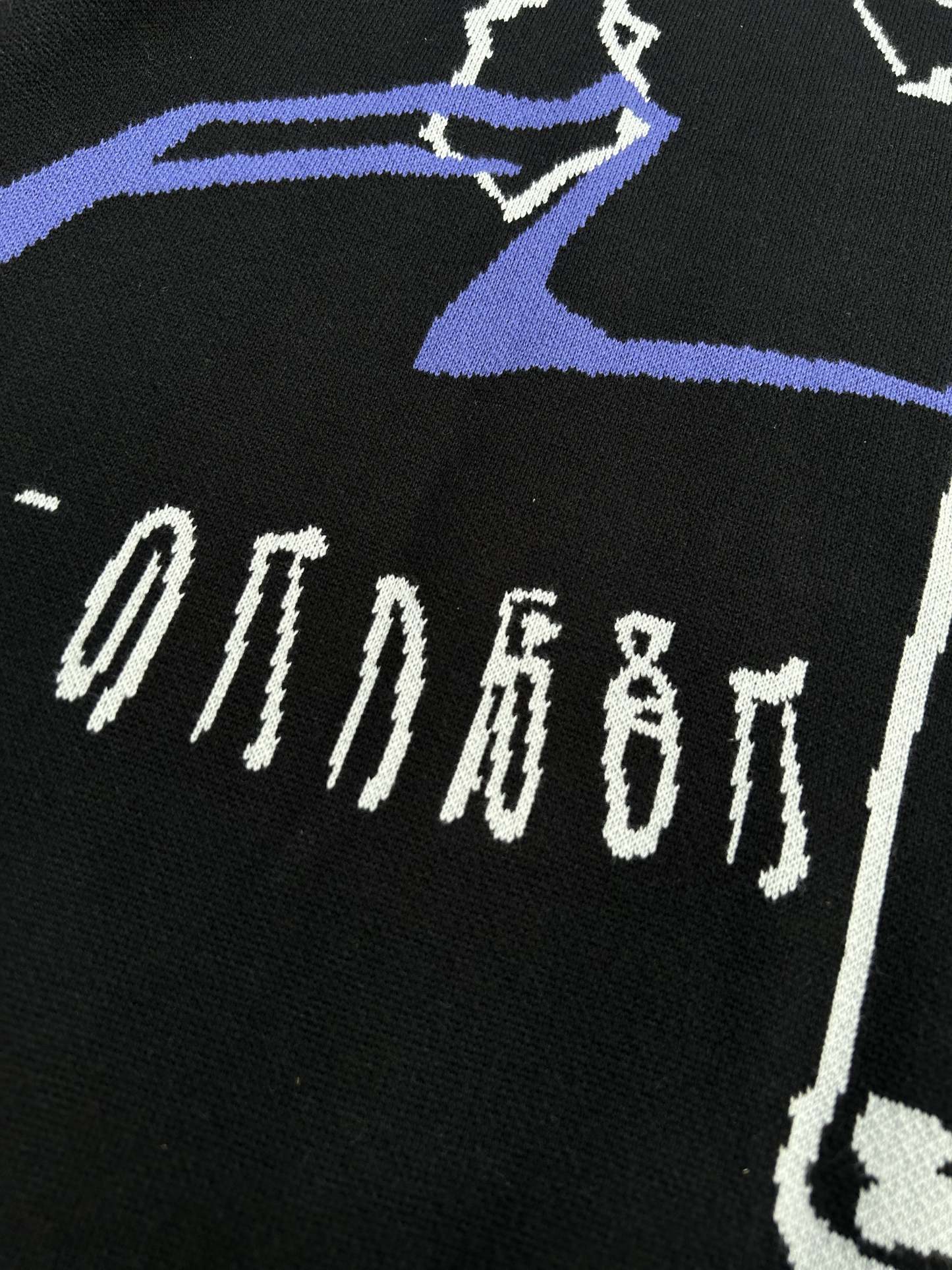 "Revival" Knit Black-IYAMIUIO