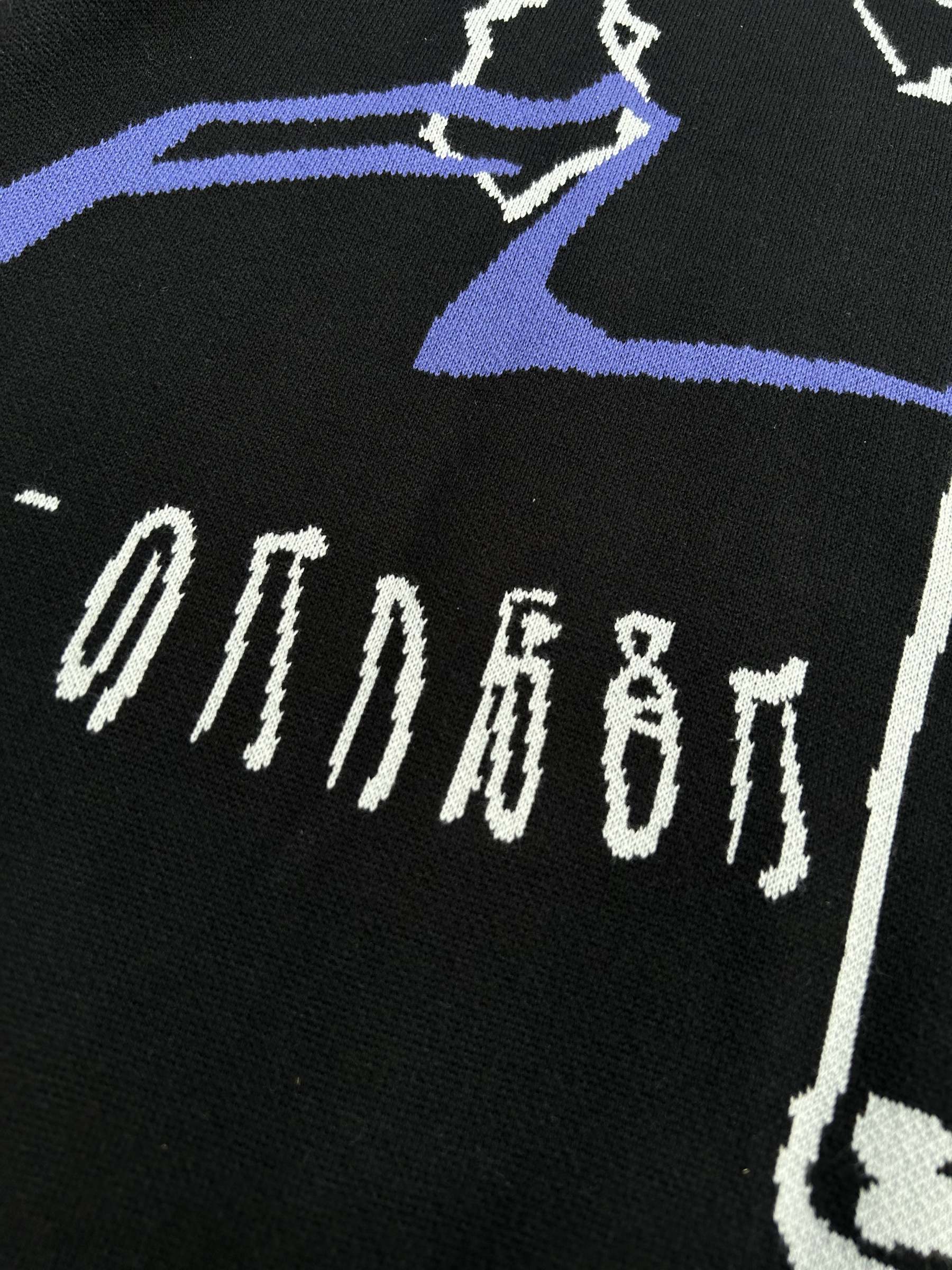 "Revival" Knit Black-IYAMIUIO