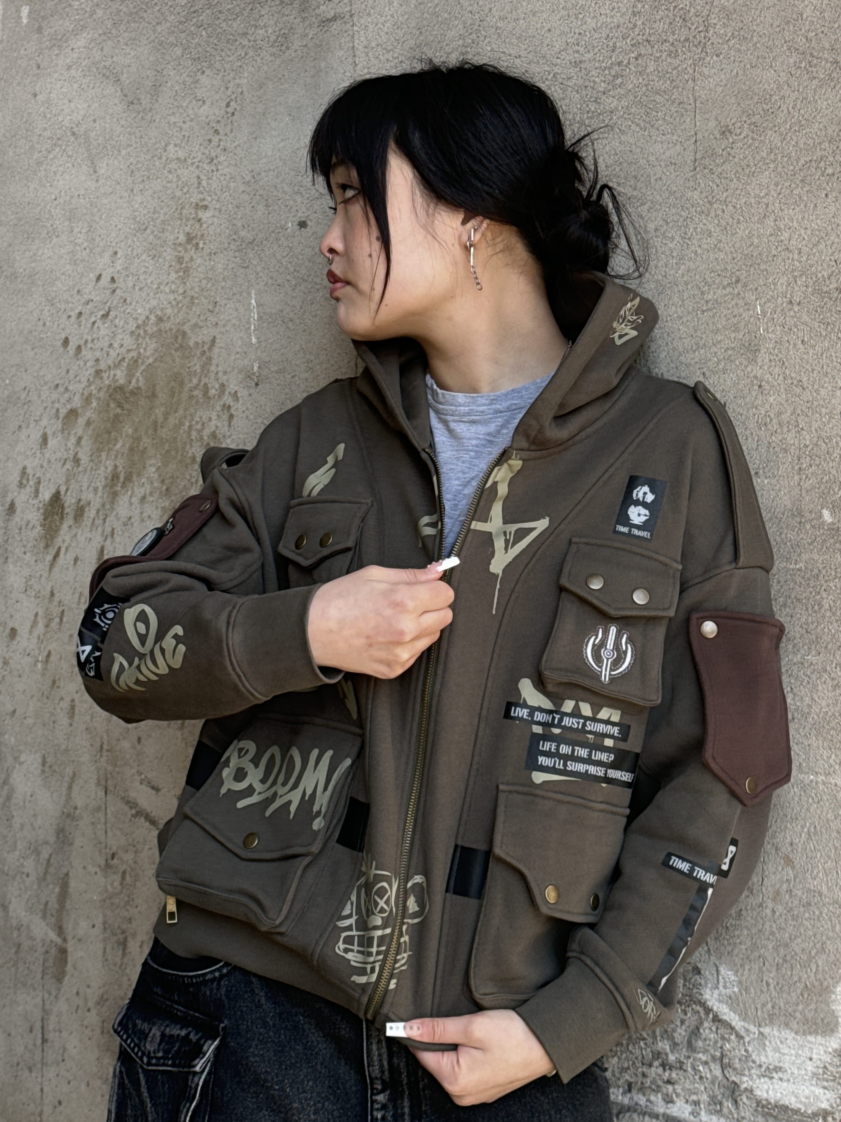 "LEAGUE" Hoodie-IYAMIUIO